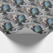 ブルーギルオン波止場 ラッピングペーパー (角)