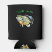 ブルーギルサンフィッシュスラブ層 缶クーラー (裏面)