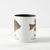 ブルーギルダイ魚釣り マグカップ (中央)