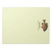 ブルーギルブレム魚釣り ノートパッド (正面)