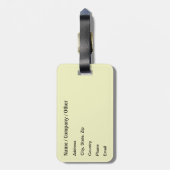 ブルーギルブレム ラゲッジタグ (裏面縦)