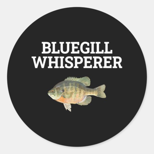 ブルーギル・ウィスラー・ブルーギル魚釣り ラウンドシール (正面)