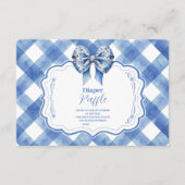 ブルーギンガムとボウラッフルおむつ エンクロージャーカード (正面)