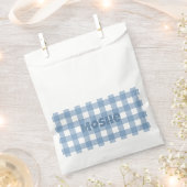 ブルーギンガムの誕生日パーティーの好意バッグ フェイバーバッグ (クリップ留めされた状態)