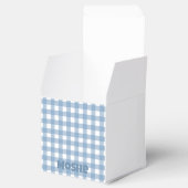 ブルーギンガムの誕生日パーティーの好意バッグ フェイバーボックス (オープン)