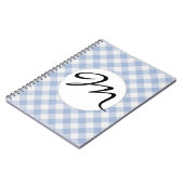 ブルーギンガムカントリー ノートブック (左側)