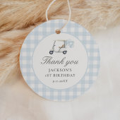 ブルーギンガムゴルフ誕生日 フェイバータグ