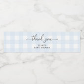 ブルーギンガムサンキューウォーターボトルラベル ペットボトルラベル (シングルラベル)