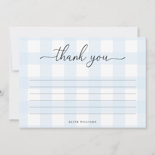 ブルーギンガムサンキューカード カード (正面)
