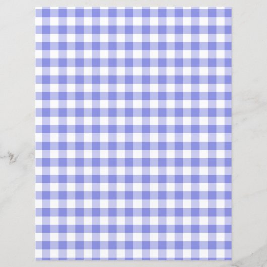 ブルーギンガムスクラップブック紙 (正面)