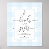 ブルーギンガムバニーウサギの本とギフト ポスター (正面)