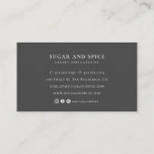 ブルーギンガムビジネスカード 名刺 (裏面)