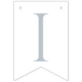 ブルーギンガムピーターうさぎ赤ちゃんシャワーミュートBL バンティングフラッグ (第3の旗)