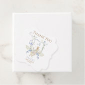 ブルーギンガムピーターうさぎ赤ちゃんシャワーミュートBL フェイバータグ (インサイチュ)