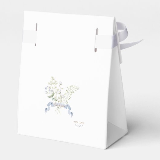 ブルーギンガムピーターうさぎ赤ちゃんシャワーミュートBL フェイバーボックス (裏面サイド)