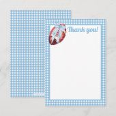 ブルーギンガムフットボールサンキューカード サンキューカード (正面/裏面)