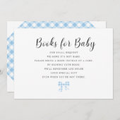 ブルーギンガムブックスベビーIII 招待状 (正面/裏面)