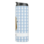 ブルーギンガムブラウンポテトカスタム熱タンブラー タンブラー (回転右)