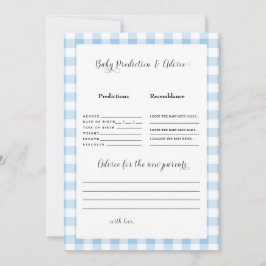 ブルーギンガムベイビープレディクションズII招待状 招待状
