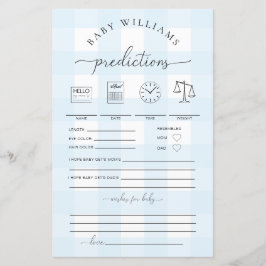 ブルーギンガムベビー予測ゲーム