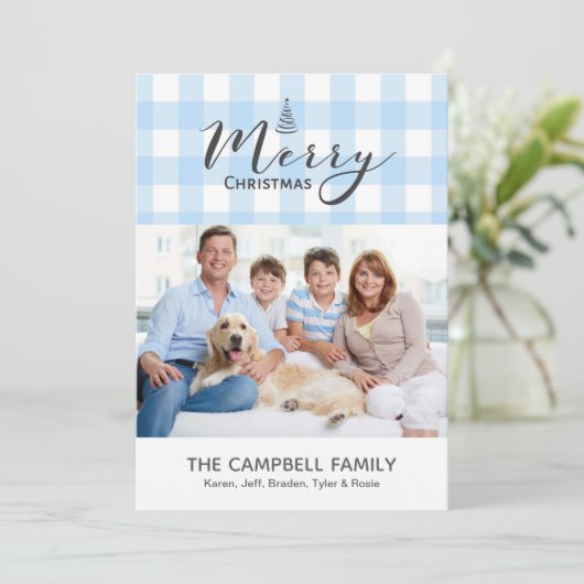 ブルーギンガムメリークリスマスカード シーズンカード (スタンド正面)