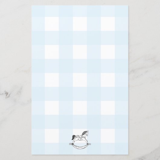 ブルーギンガムロッキングホースは、混乱ゲームを推測 (裏面)