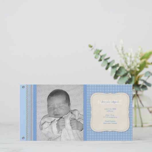 ブルーギンガムヴィンテージ誕生のお知らせ 案内状 (スタンド正面)