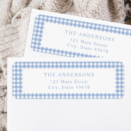 ブルーギンガム差出人住所 ラベル