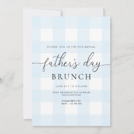 ブルーギンガム父の日 招待状