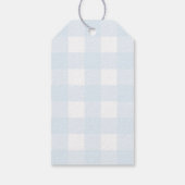 ブルーギンガム誕生日サンキューユーメッセージカード ギフトタグ (裏面)