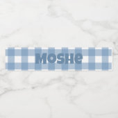 ブルーギンガム誕生日パーティー ペットボトルラベル (シングルラベル)