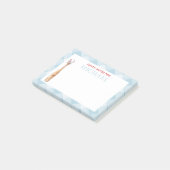 ブルーギンガム野球キッズカスタム弁当箱 ポストイット (アングル)