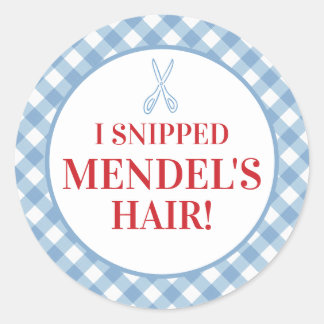 ブルーギンガム・アップシェリン「彼の髪を切った！」 シール