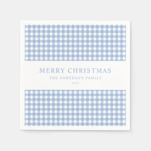 ブルーギンガム クリスマス スタンダードカクテルナプキン