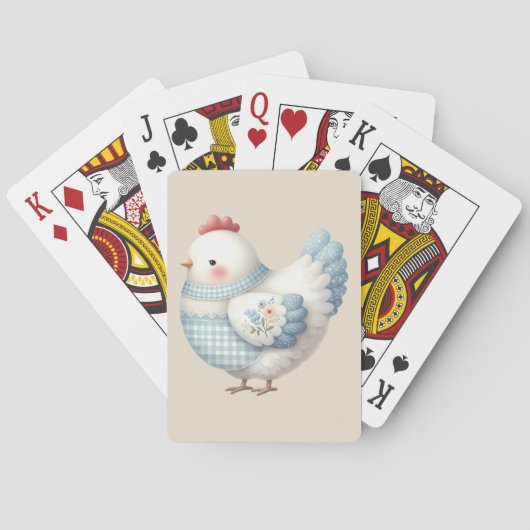 ブルーギンガム コテージの雌鳥 トランプ (裏面)