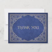 ブルーギークブックライブラリ文結婚書誌 サンキューカード (正面)