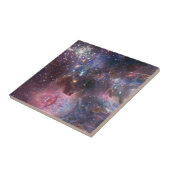 ブルークエレガントロモダンックピンク宇宙横 タイル (側面)