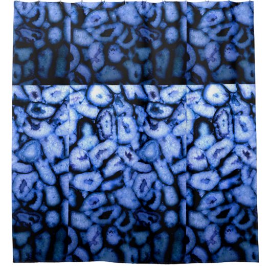 ブルークォーツ瑪瑙ジオデス シャワーカーテン (正面)