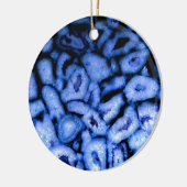 ブルークォーツ瑪瑙ジオデス セラミックオーナメント (左)