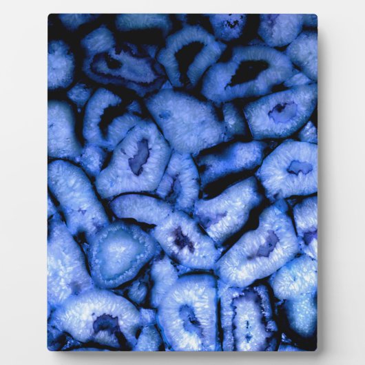 ブルークォーツ瑪瑙ジオデス フォトプラーク (正面)