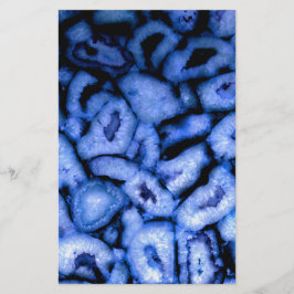 ブルークォーツ瑪瑙ジオデス 便箋