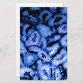 ブルークォーツ瑪瑙ジオデス 便箋 (正面/裏面)