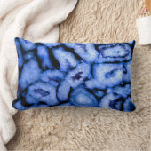 ブルークォーツ青アゲートブルージオデス ランバークッション (ブランケット)