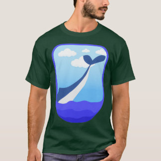 ブルークジラデザイン Tシャツ