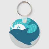 ブルークジラ キーホルダー (正面)