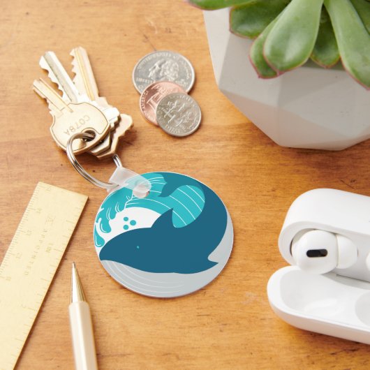 ブルークジラ キーホルダー (デスク)