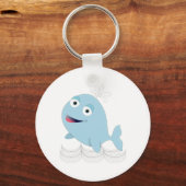 ブルークジラ キーホルダー (正面)