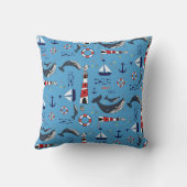 ブルークジラ クッション (裏面)