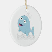 ブルークジラ セラミックオーナメント (右)