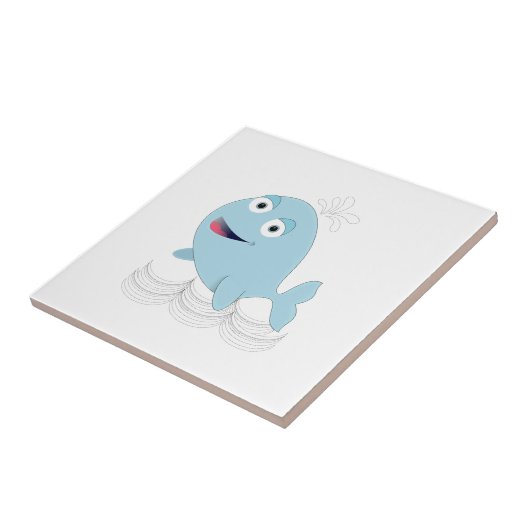 ブルークジラ タイル (側面)